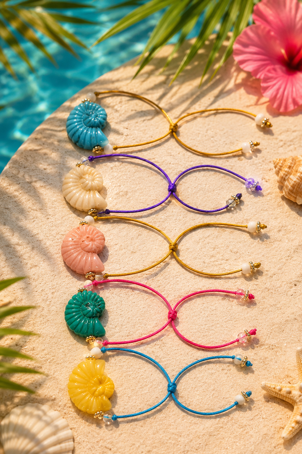 🐚✨ Seashell Whisper Bracelet